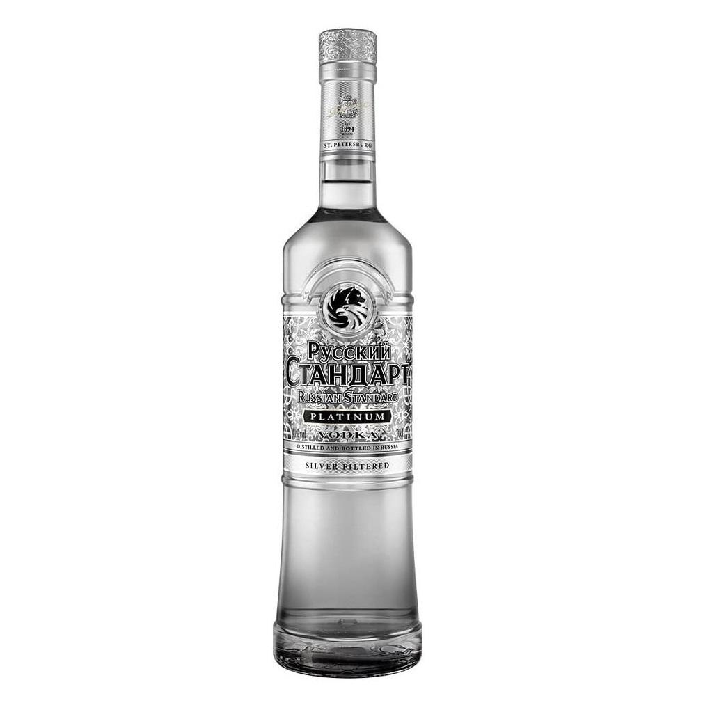 RUSSKY STANDARD PLATINUM VODKA 40% 0.5L