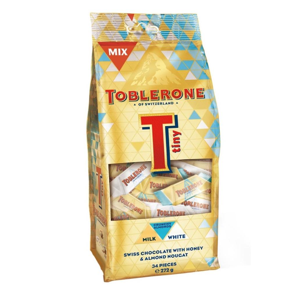 TOBLERONE TINY CRUNCH ALMONDS MIX BAG 272 GR