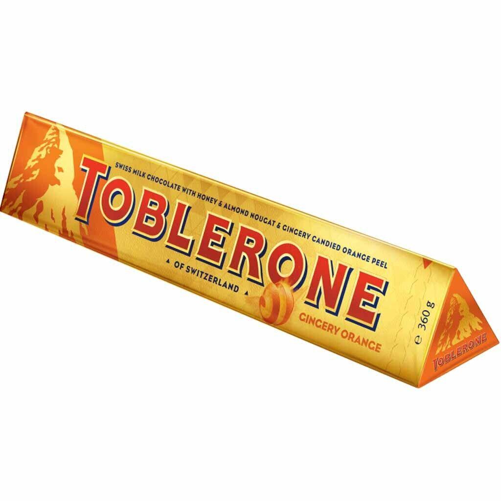 TOBLERONE GINGER ORANGE 360 GR