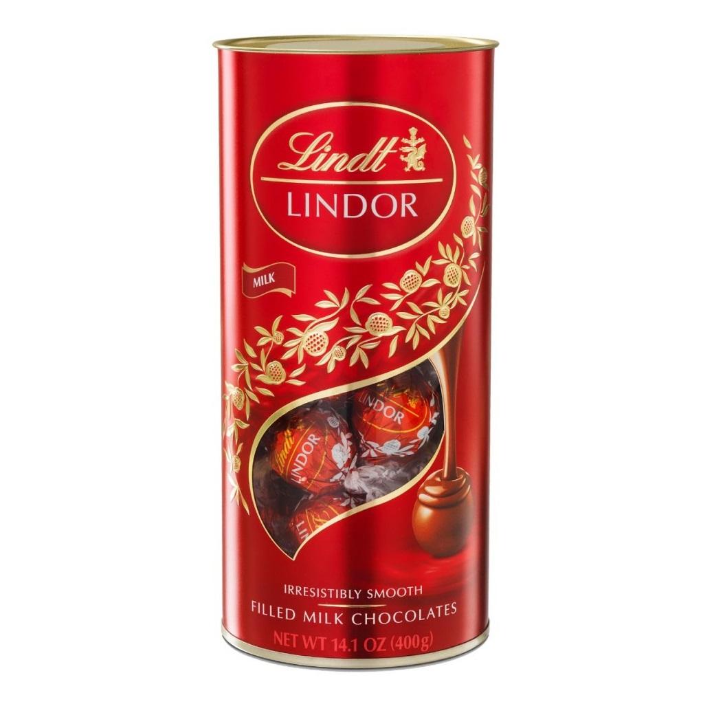 Lindt Lindor Milk Ball Tube 400g